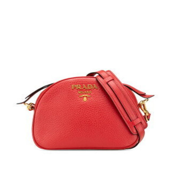 Prada Shoulder Bag red leather - Picture 1 of 8